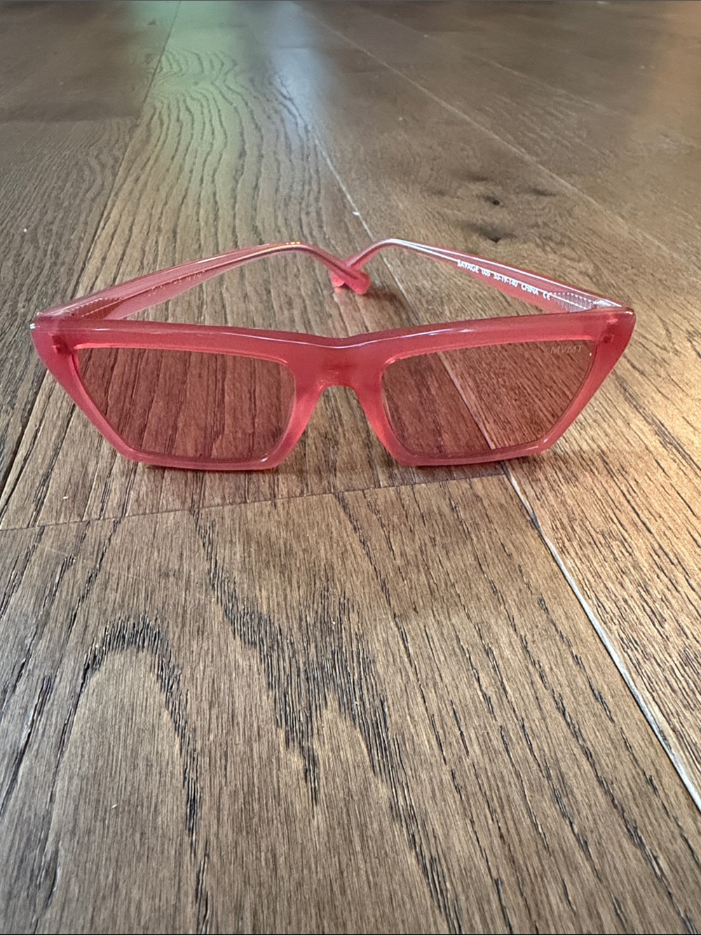 MVMT pink savage retro sunglasses